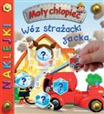 Wóz strażacki Jacka. Naklejki. Mały chłopiec