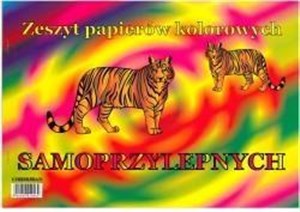 Zeszyt papierów kolorowych A5 samoprzylepny