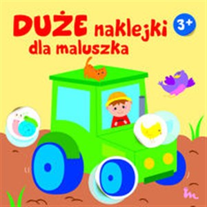 duże naklejki dla maluszka 3+ Traktor II