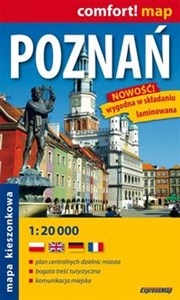 Poznań plan miasta 1:20 000 wersja kieszonkowa