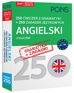 250 ćwiczeń z gramatyki Angielski + 250 zagadek A1-B2