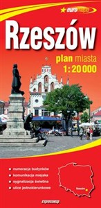 Rzeszów plan miasta 1:20 000