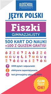 Język polski Fiszki gimnazjalisty Gimtest OK!