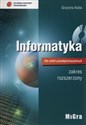 Informatyka dla szkół ponadgimnazjalnych Podręcznik zakres rozszerzony + CD - Grażyna Koba