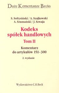 Kodeks spółek handlowych t.2 2. Wydanie