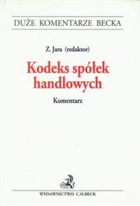 Kodeks spółek handlowych Komentarz - Księgarnia UK