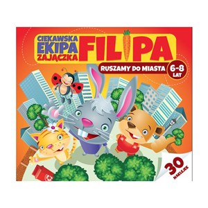 Ciekawska ekipa zajączka Filipa 6-8 lat