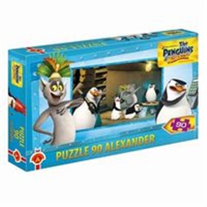 Puzzle Pingwiny z Madagaskaru 90 