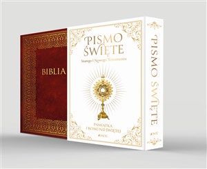 Pismo Święte Starego i Nowego Testamentu Biblia Domowa Pamiątka I Komunii Świętej