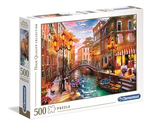 Puzzle High Quality Collection Sunset over Venice 500 - Księgarnia UK