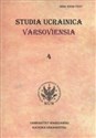 Studia Ucrainica Varsoviensia 4