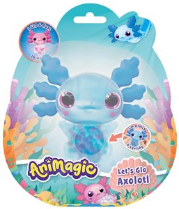 Animagic zabawka interaktywna Axolotl niebieski 