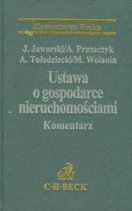 Ustawa o gospodarce nieruchomościami. Komentarz - Księgarnia Niemcy (DE)