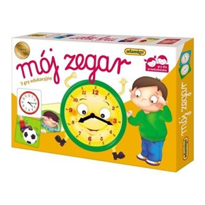Mój zegar 3 gry edukacyjne - Księgarnia UK