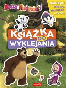 Masza i Niedźwiedź. Książka do wyklejania  - Księgarnia UK