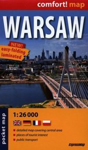 Warsaw pocked map 1:26 000