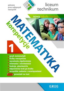 Matematyka korepetycje Część 1 Liceum technikum - Księgarnia Niemcy (DE)