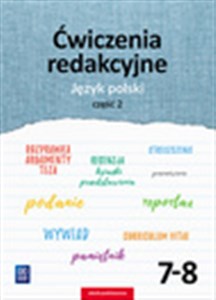 Ćwiczenia redakcyjne 7-8 Język polski Część 2 Szkoła podstawowa - Księgarnia UK