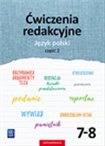 Ćwiczenia redakcyjne 7-8 Język polski Część 2 Szkoła podstawowa