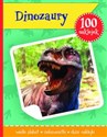 Dinozaury książeczka z plakatem i 100 naklejek