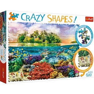 Puzzle Crazy Shapes 600 Tropikalna wyspa