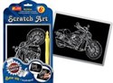 Scratch Art Motocykl 