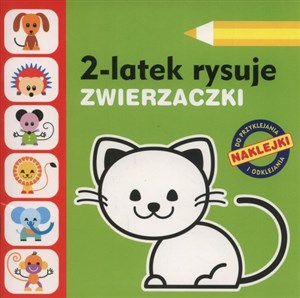 2-latek rysuje Zwierzaczki