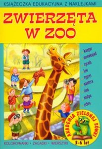 Zwierzęta w zoo Książeczka edukacyjna z naklejkami - Księgarnia Niemcy (DE)