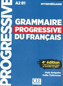 Grammaire progressive niveau intermediaire A2 B1 +CD - Księgarnia UK