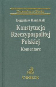 Konstytucja Rzeczypospolitej Polskiej Komentarz - Księgarnia Niemcy (DE)