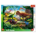 Puzzle 25 Ramkowe Dinozaury - 