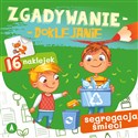 Segregacja śmieci. Zgadywanie-doklejanie 