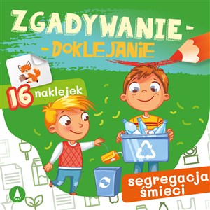 Segregacja śmieci. Zgadywanie-doklejanie 