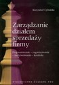 Zarządzanie działem sprzedaży firmy Prognozowanie - organizowanie - motywowanie - kontrola