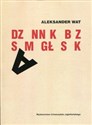 Dziennik bez samogłosek - Aleksander Wat