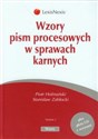 Wzory pism procesowych w sprawach karnych Książka z płytą CD z wzorami - Piotr Hofmański, Stanisław Zabłocki