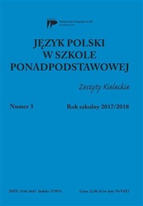 Język polski w szkole ponadpodst. nr 3 2017/2018