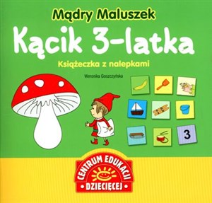 Mądry Maluszek Kącik 3-latka Książeczka z nalepkami