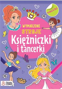 Księżniczki i tancerki Kolorowanki z naklejkami