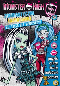 Monster High Zombiastyczne łamigłówki książka z naklejkami