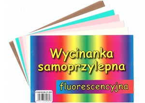 Wycinanka samoprzylepna A4/6K fluorescencyjna