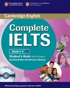 Complete IELTS Bands 4-5 Student's Book with answers with CD-ROM - Księgarnia UK
