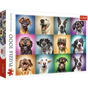 Puzzle Zabawne psie portrety 1000 - Księgarnia UK