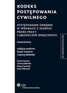 Kodeks postępowania cywilnego Postępowanie odrębne w sprawach z zakresu prawa pracy i ubezpieczeń społecznych. Komentarz