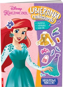 Disney Księżniczka Ubieranki naklejanki