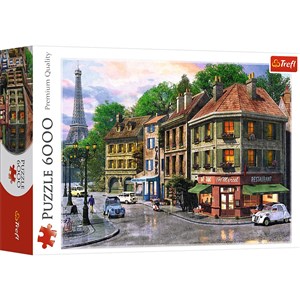 Puzzle Uliczka Paryża 6000