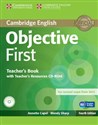 Objective First Teacher's Book with Teacher's Recouces CD-ROM - Annette Capel, Wendy Sharp