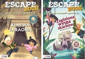 Escape Books Pakiet Klątwa Faraona + Zaginiona wyspa skarbów.