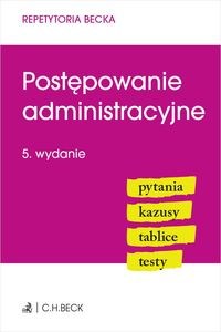 Postępowanie administracyjne Pytania Kazusy TabliceTesty - Księgarnia Niemcy (DE)