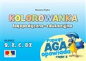Kolorowanka Papuga Aga opowiada cz.2 - S, Z,C, DZ  - Marzena Piętka